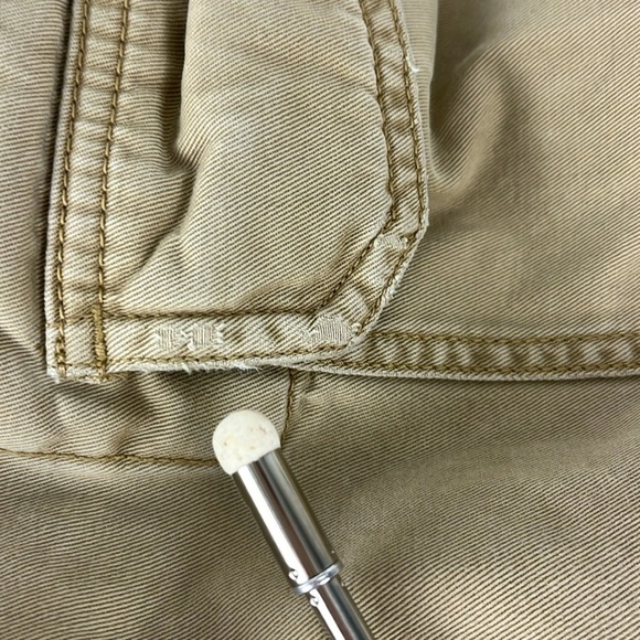 Old Navy Men's Distressed Cargo Shorts Khaki Tan Size 34 - Picture 11 of 15